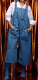 Oversized Denim Overalls