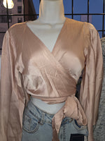 Kimono Sleeve Crop Top