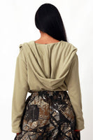Halo Drape Hoodie