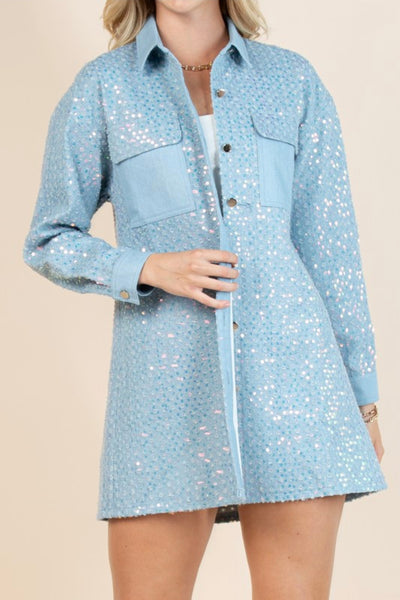 Super Star Denim Top