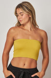 Ribbed Bandeau Tube Top