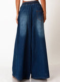 Wide Leg Denim Pants