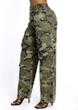 Rhinestone Recon Camo Pants
