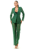 Envy Lace Pant Suit
