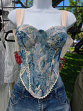 Brocade Bustier