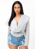Halo Drape Hoodie