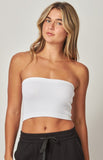 Ribbed Bandeau Tube Top